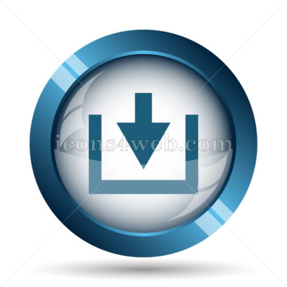 Download sign icon. Download sign internet button on white background. - Website icons