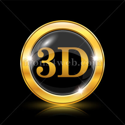 3D golden icon. - Website icons