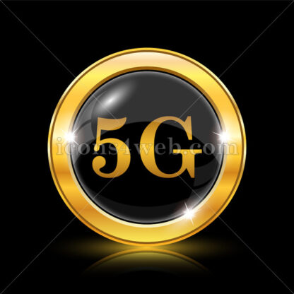 5G golden icon. - Website icons