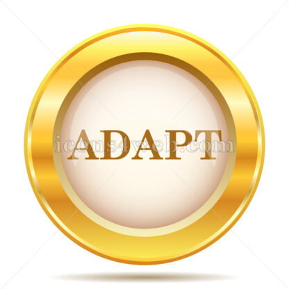 Adapt golden button - Website icons