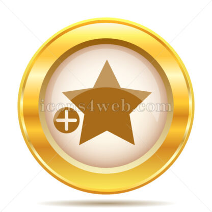 Add to favorites golden button - Website icons