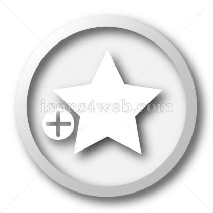 Add to favorites white icon. Add to favorites white button - Website icons