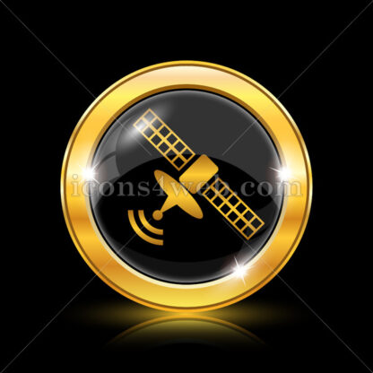 Antenna golden icon. - Website icons
