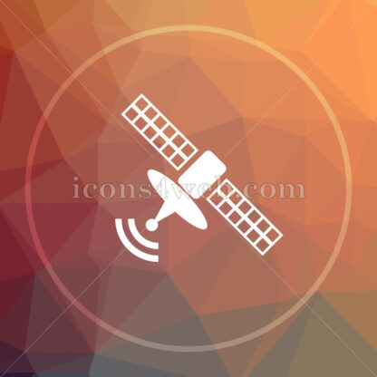 Antenna low poly icon. Website low poly icon - Website icons
