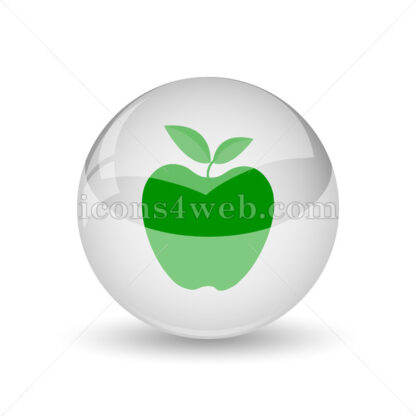 Apple glossy icon. Apple glossy button - Website icons