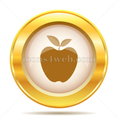 Apple golden button - Website icons