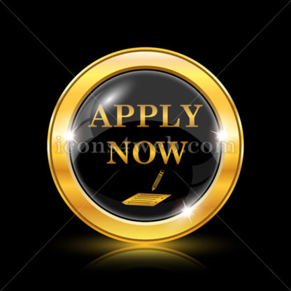 Apply now golden icon. - Website icons