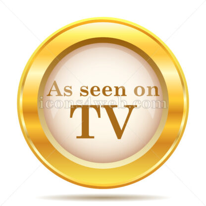 As seen on TV golden button - Website icons