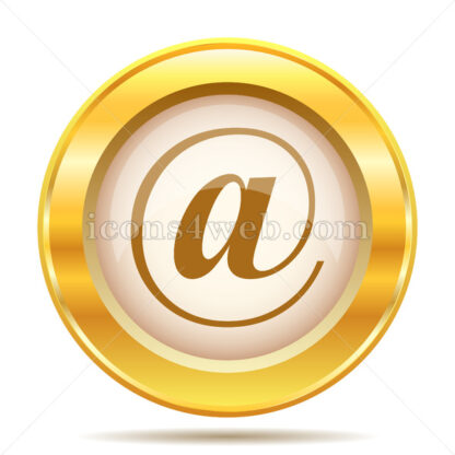 At golden button - Website icons