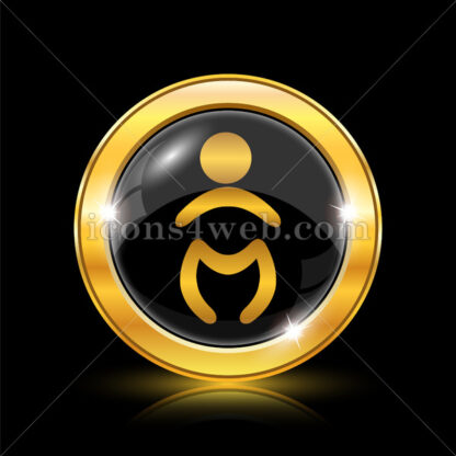 Baby golden icon. - Website icons