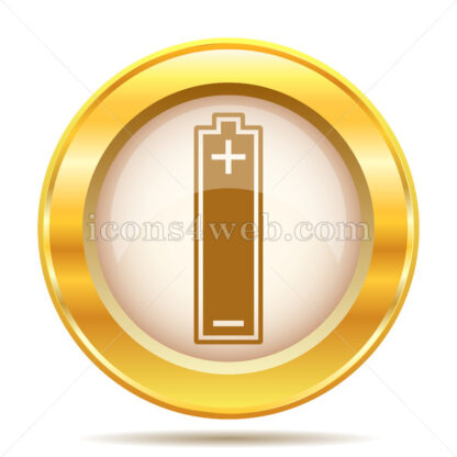 Battery golden button - Website icons
