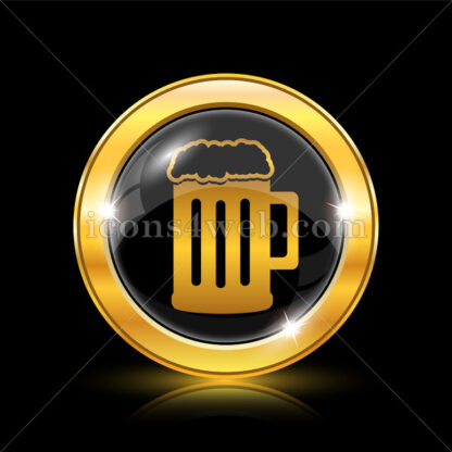 Beer golden icon. - Website icons