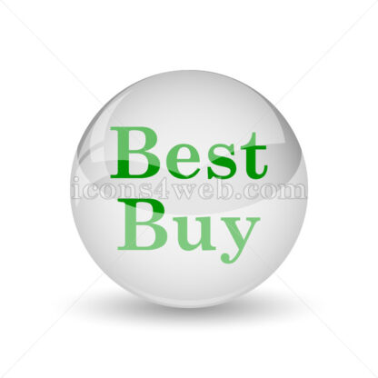 Best buy glossy icon. Best buy glossy button - Website icons