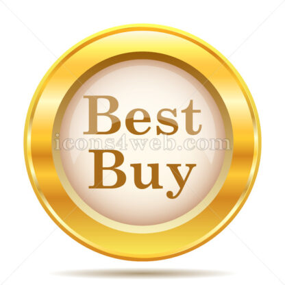 Best buy golden button - Website icons