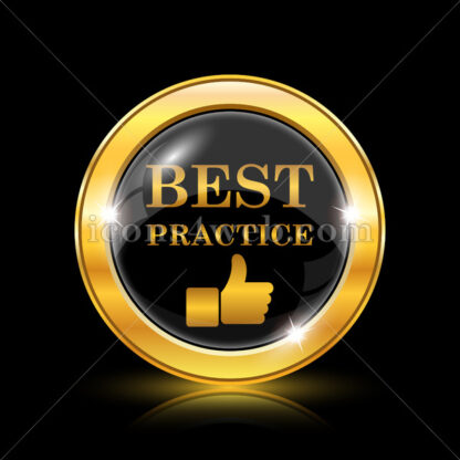 Best practice golden icon. - Website icons