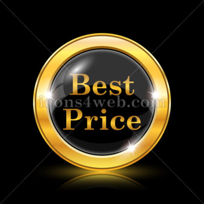 Best price golden icon. - Website icons