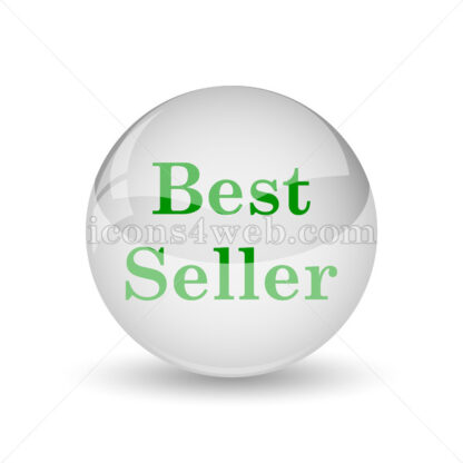 Best seller glossy icon. Best seller glossy button - Website icons