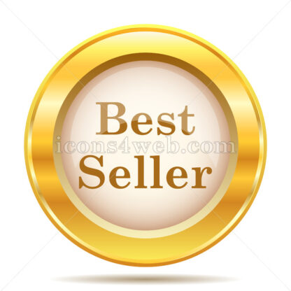 Best seller golden button - Website icons