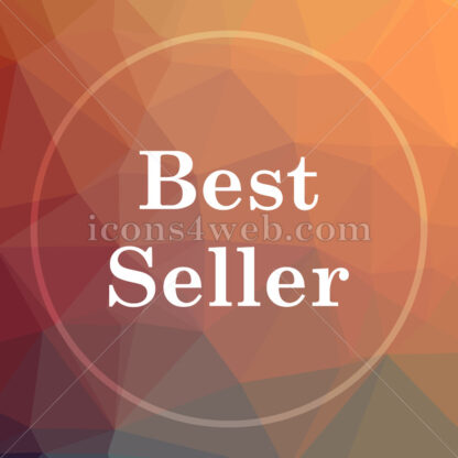 Best seller low poly icon. Website low poly icon - Website icons