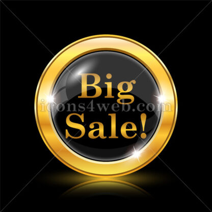 Big sale golden icon. - Website icons