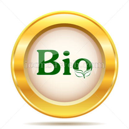 Bio golden button - Website icons