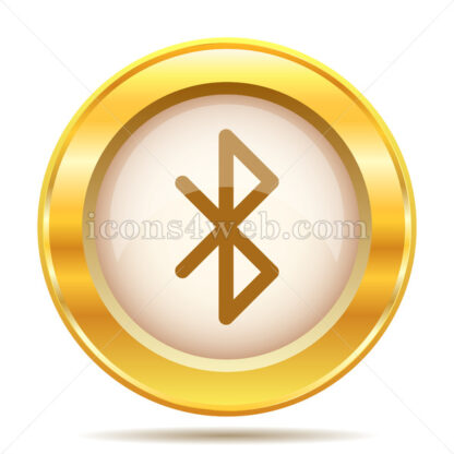Bluetooth golden button - Website icons