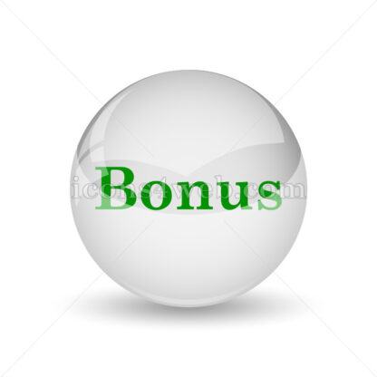 Bonus glossy icon. Bonus glossy button - Website icons