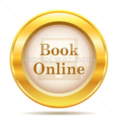 Book online golden button - Website icons