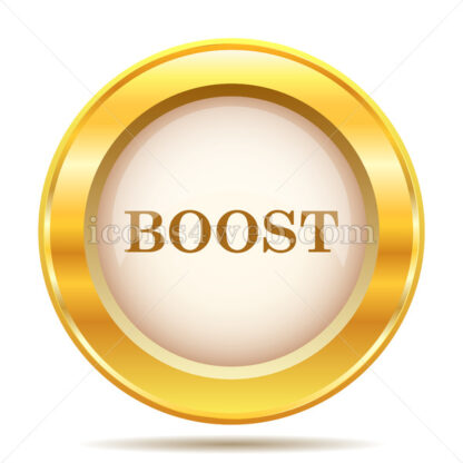 Boost golden button - Website icons