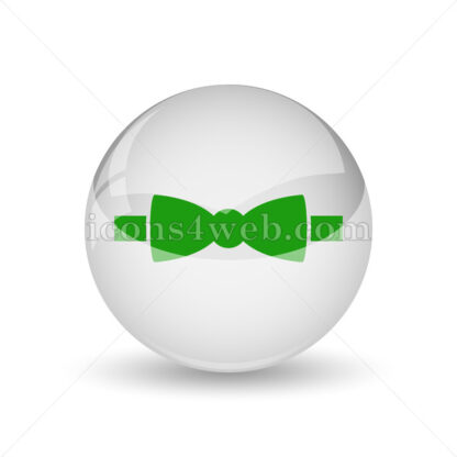 Bow tie glossy icon. Bow tie glossy button - Website icons