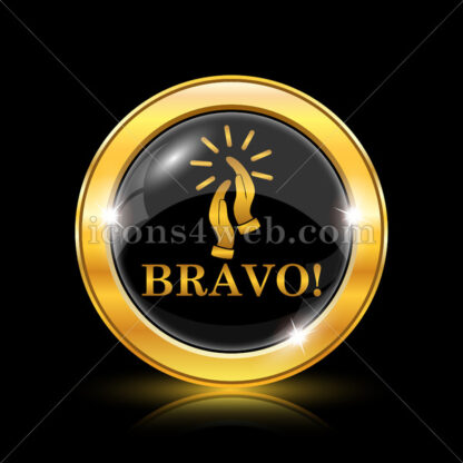 Bravo golden icon. - Website icons