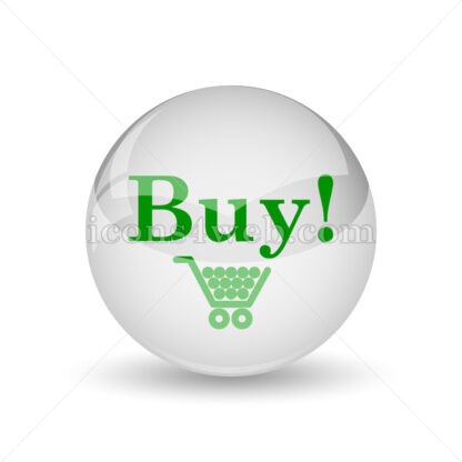 Buy glossy icon. Buy glossy button - Website icons