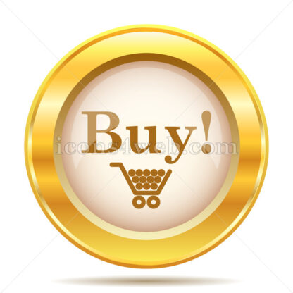 Buy golden button - Website icons