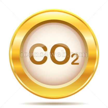 CO2 golden button - Website icons