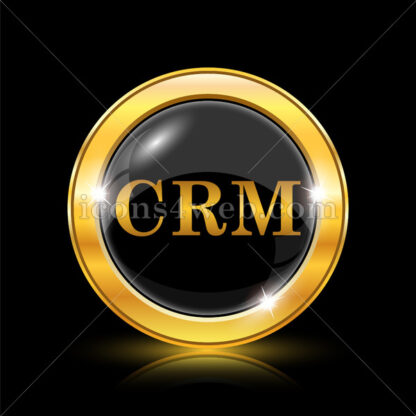 CRM golden icon. - Website icons