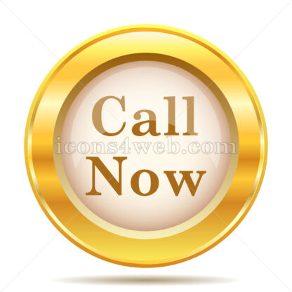 Call now golden button - Website icons