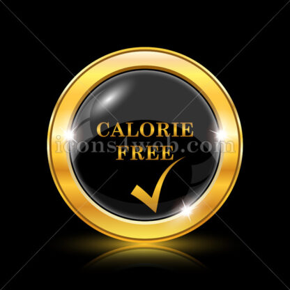 Calorie free golden icon. - Website icons