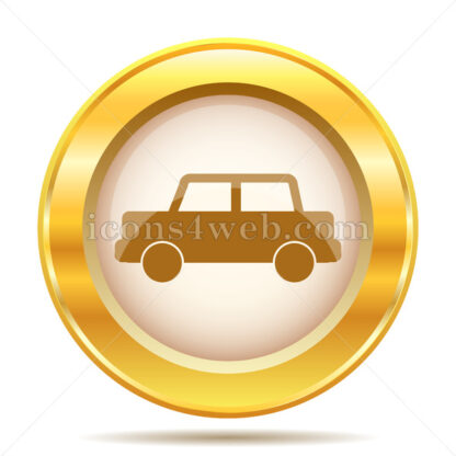 Car golden button - Website icons
