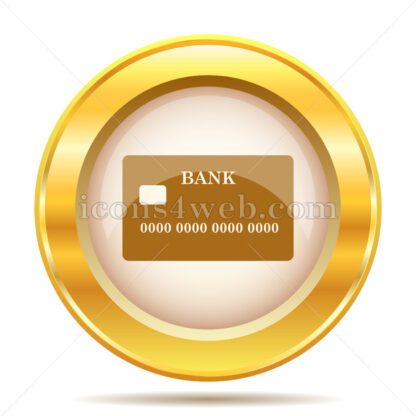 Card golden button - Website icons
