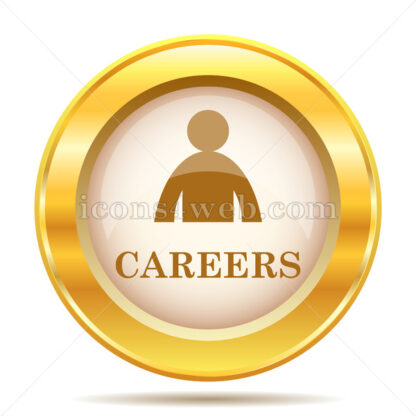 Careers golden button - Website icons