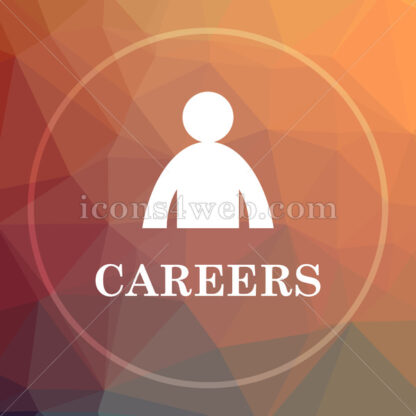 Careers low poly icon. Website low poly icon - Website icons