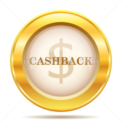 Cashback golden button - Website icons