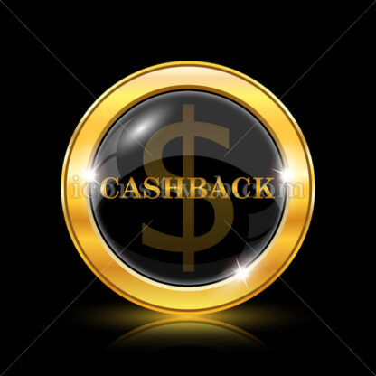 Cashback golden icon. - Website icons