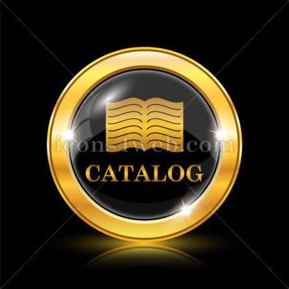 Catalog golden icon. - Website icons