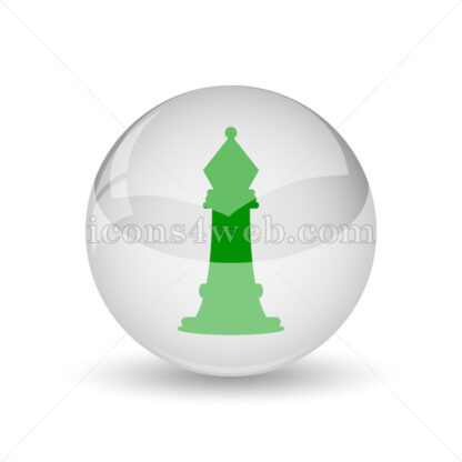 Chess glossy icon. Chess glossy button - Website icons