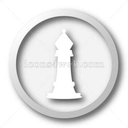 Chess white icon. Chess white button - Website icons