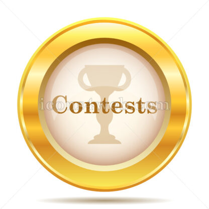 Contests golden button - Website icons