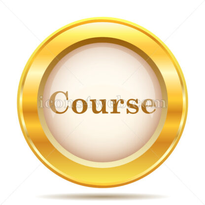 Course golden button - Website icons