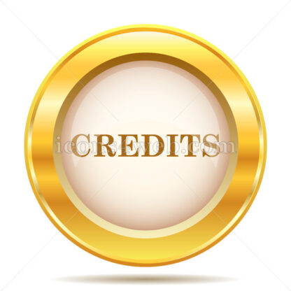 Credits golden button - Website icons
