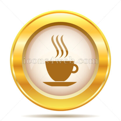 Cup golden button - Icons for website
